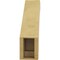 Ekena Millwork 5-inch W x 18-inch D x 18-inch H Imperial Rough Cedar Woodgrain TimberThane Knee Brace, Primed BRCUR05X18X18IMPRCPR - alternate 4